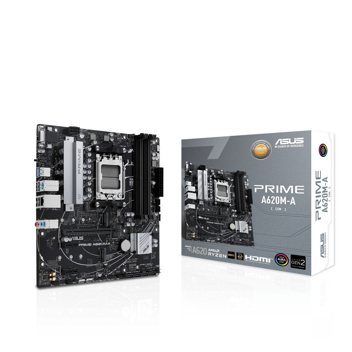 ASUS PRIME A620M-A-CSM AM5 MB 4xDDR5 4xSATA 2xM.2