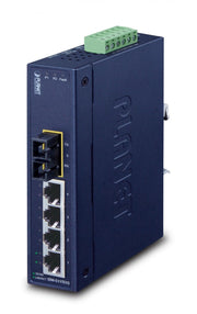 PLANET ISW-511TS15 commutateur réseau Non-géré L2 Fast Ethernet (10/100) Bleu