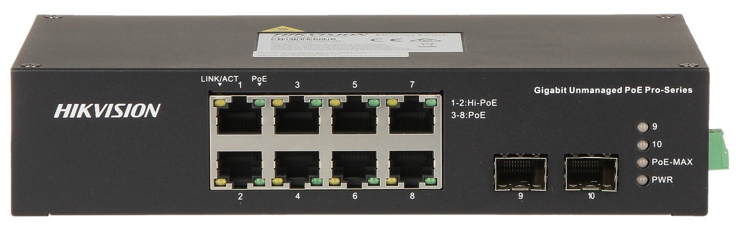 Hikvision DS-3T0510HP-E/HS Commutateur