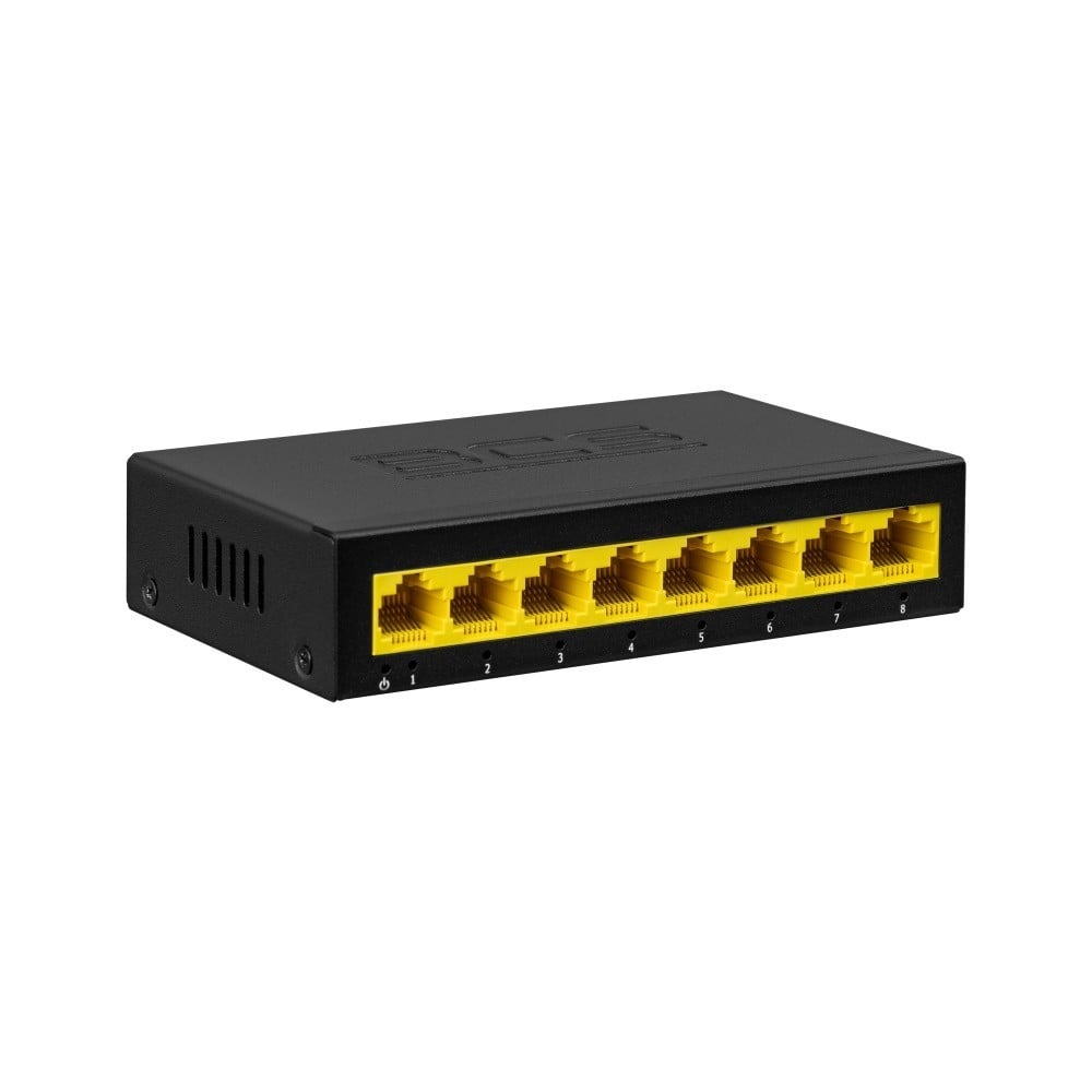 BCS BCS-B-S08G Commutateur Gigabit 8 ports RJ45 1Gbps