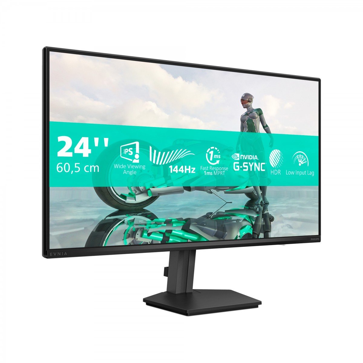 PHILIPS Evnia 3000 24M2N3200NF Ecran Gaming -24p- 1920 x 1080 FHD 144 Hz - IPS - 300cd/m² - 1500:1 - HDR10 - 0.5 ms-  HDMI, DP