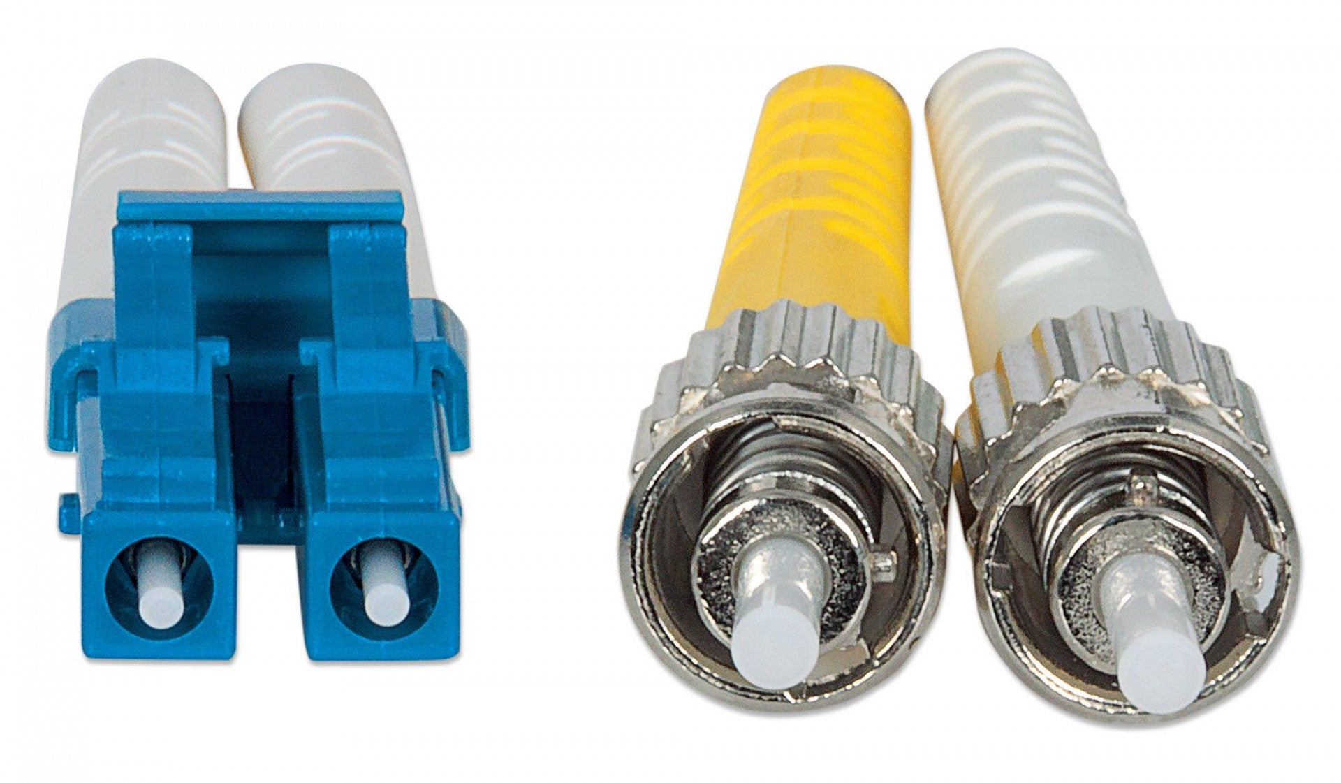 Intellinet 474016 câble de fibre optique 1 m LC ST OS2 Jaune
