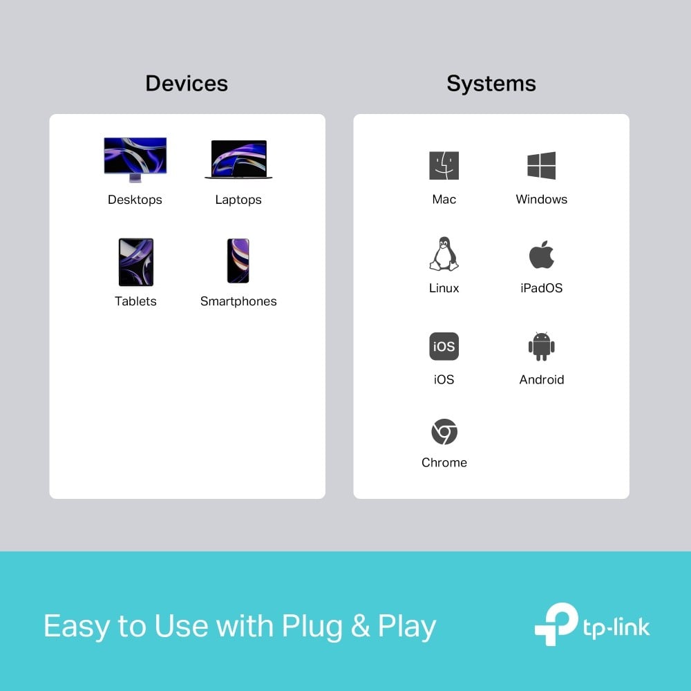 TP-Link UH5020C hub & concentrateur USB Type-C 5000 Mbit/s Gris