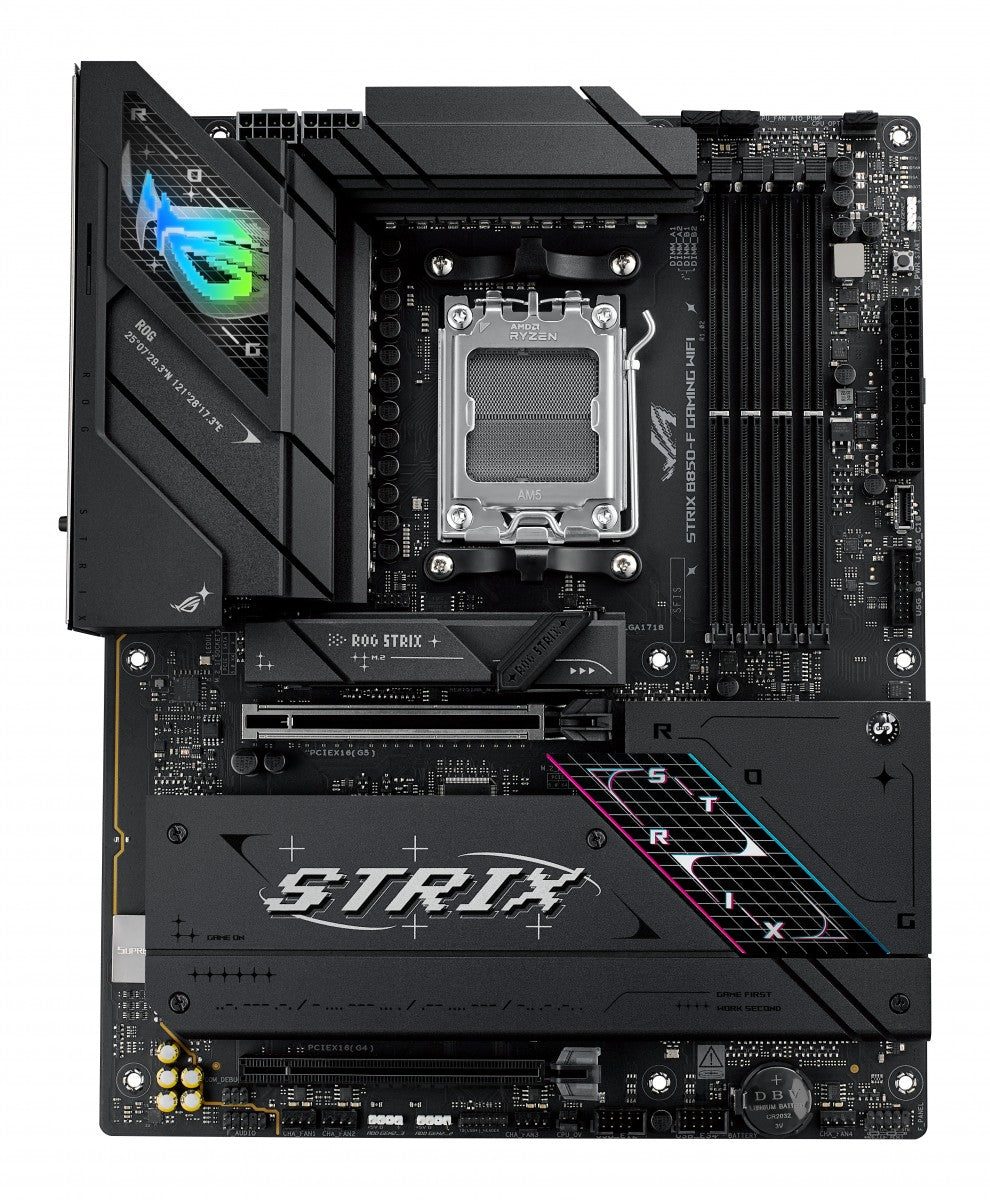ASUS ROG STRIX B850-F GAMING WIFI AM5 DDR5 ATX MB 1xHDMI 1xDP 4xM.2 2xSATA