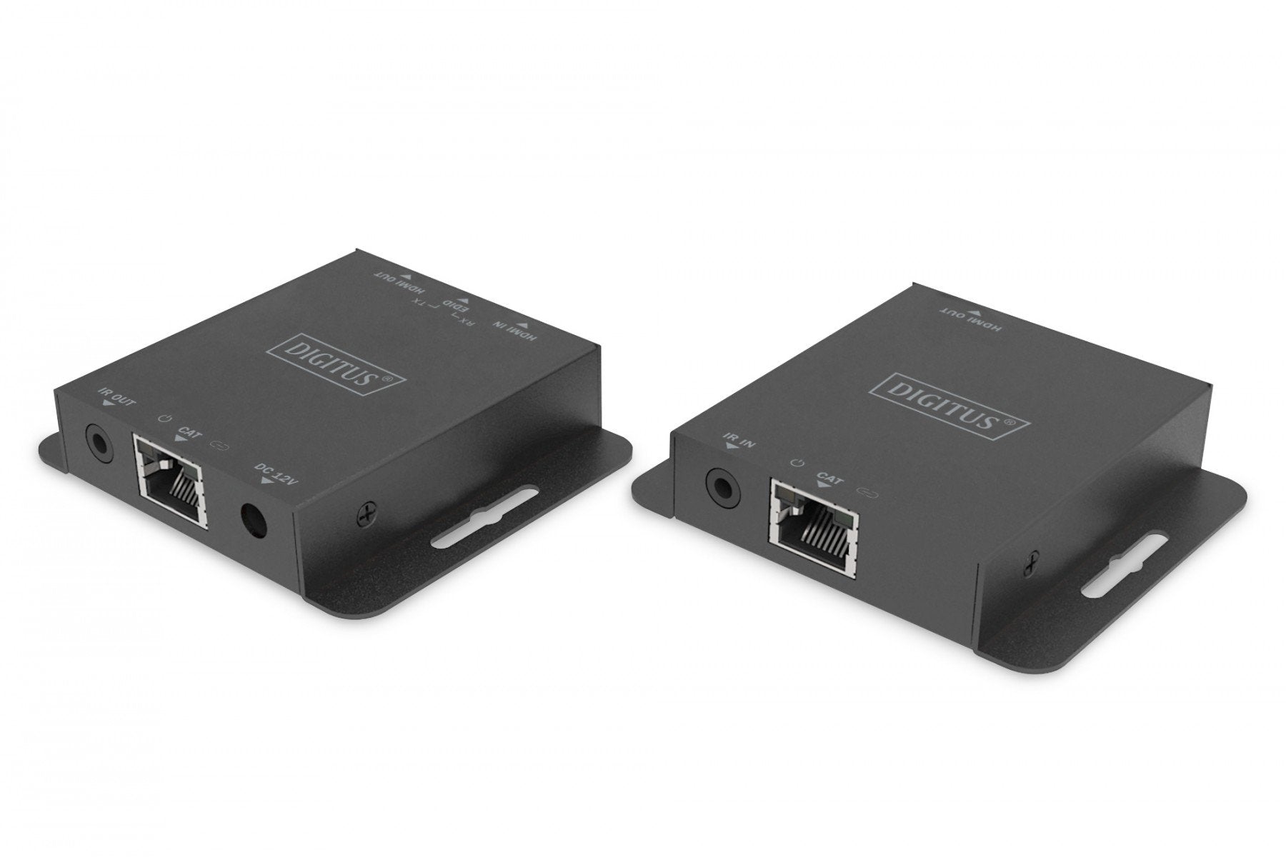 Digitus DS-55519 extension audio/video Émetteur et récepteur AV Noir