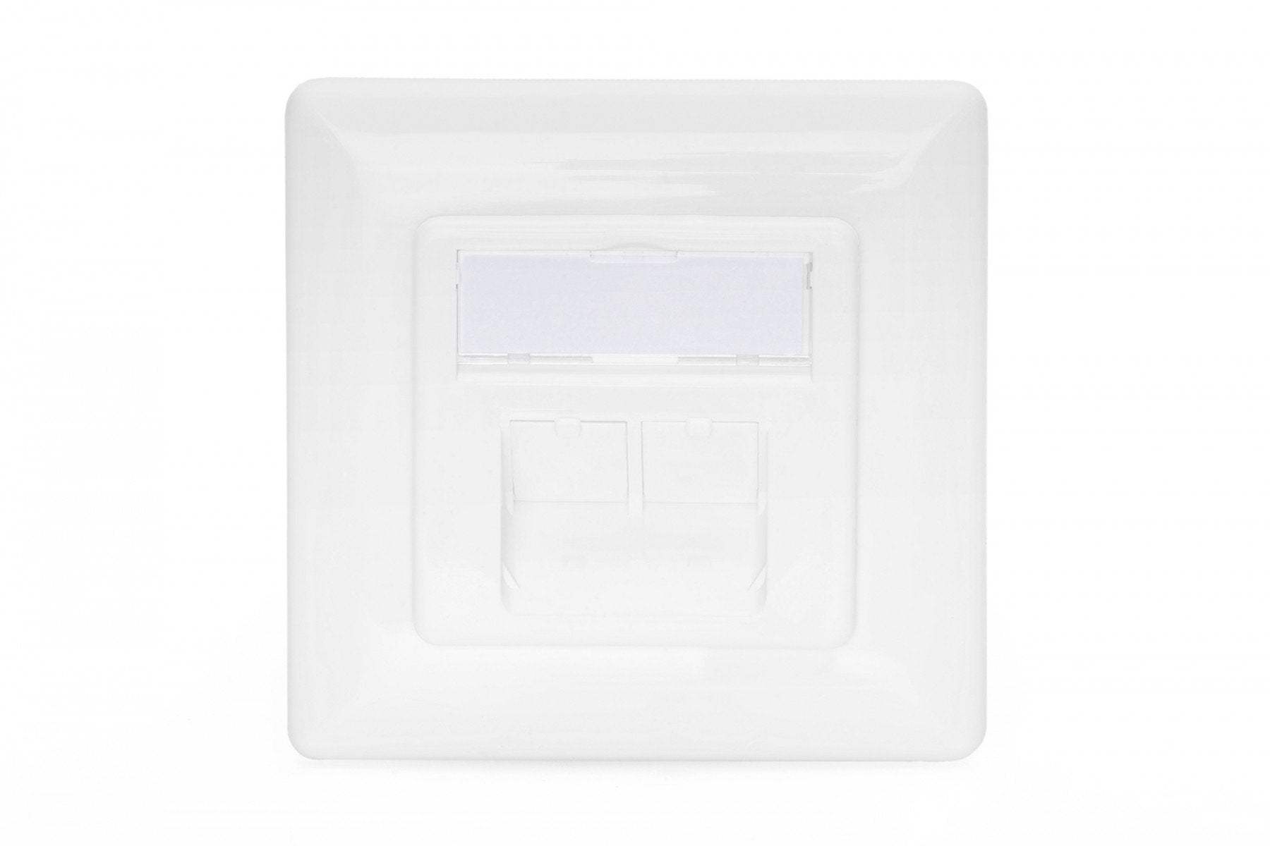 Digitus DN-9007-1 prise de courant 2 x RJ-45 Blanc
