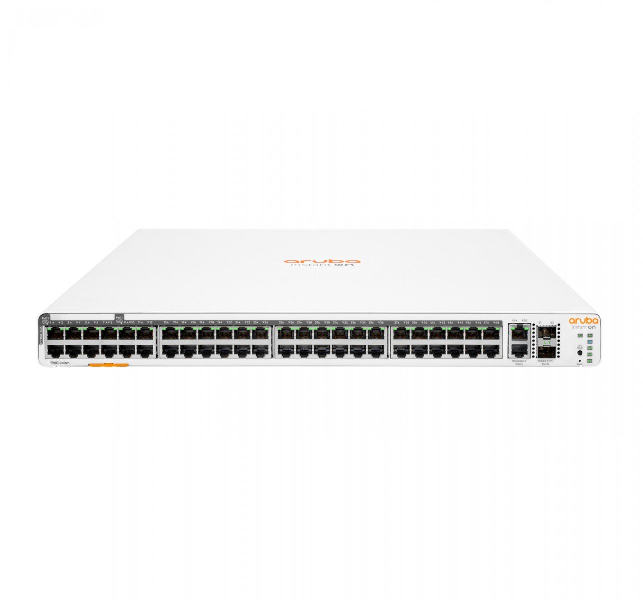 HPE Networking Instant On 1960 48G 40p Class4 8p Class6 PoE 2XGT 2SFP+ 600W Switch Commutateur Géré 48 x 10/100/1000