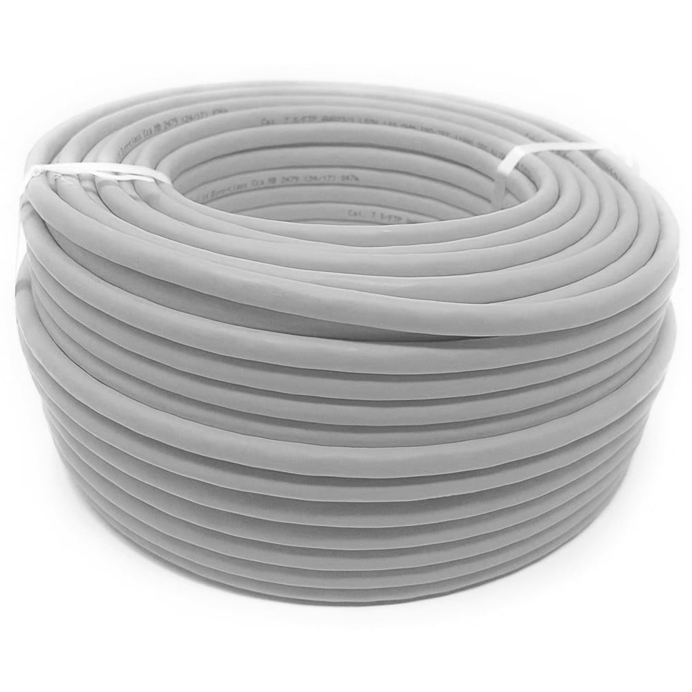 Techly ITP-C6A-FLS305 Câble de paire torsadée Cat6A SFTP 305m 100% CU Gris