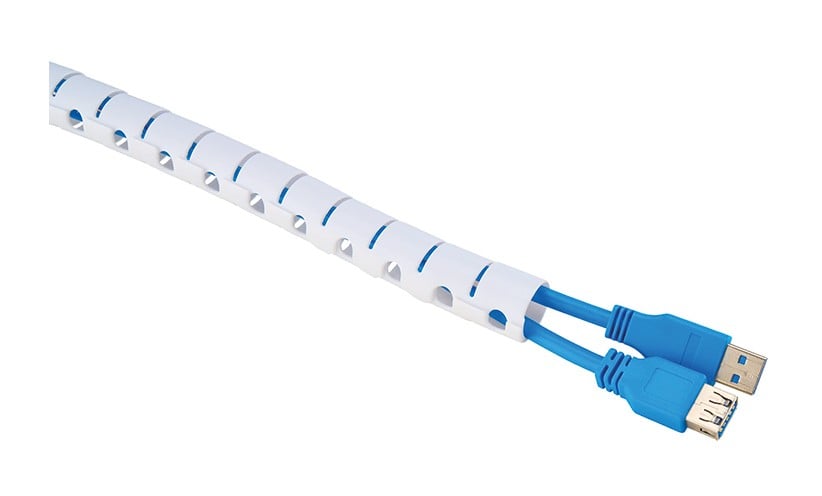 NEOMOUNTS Spiral Cable Wrap 20mm multiple cables white