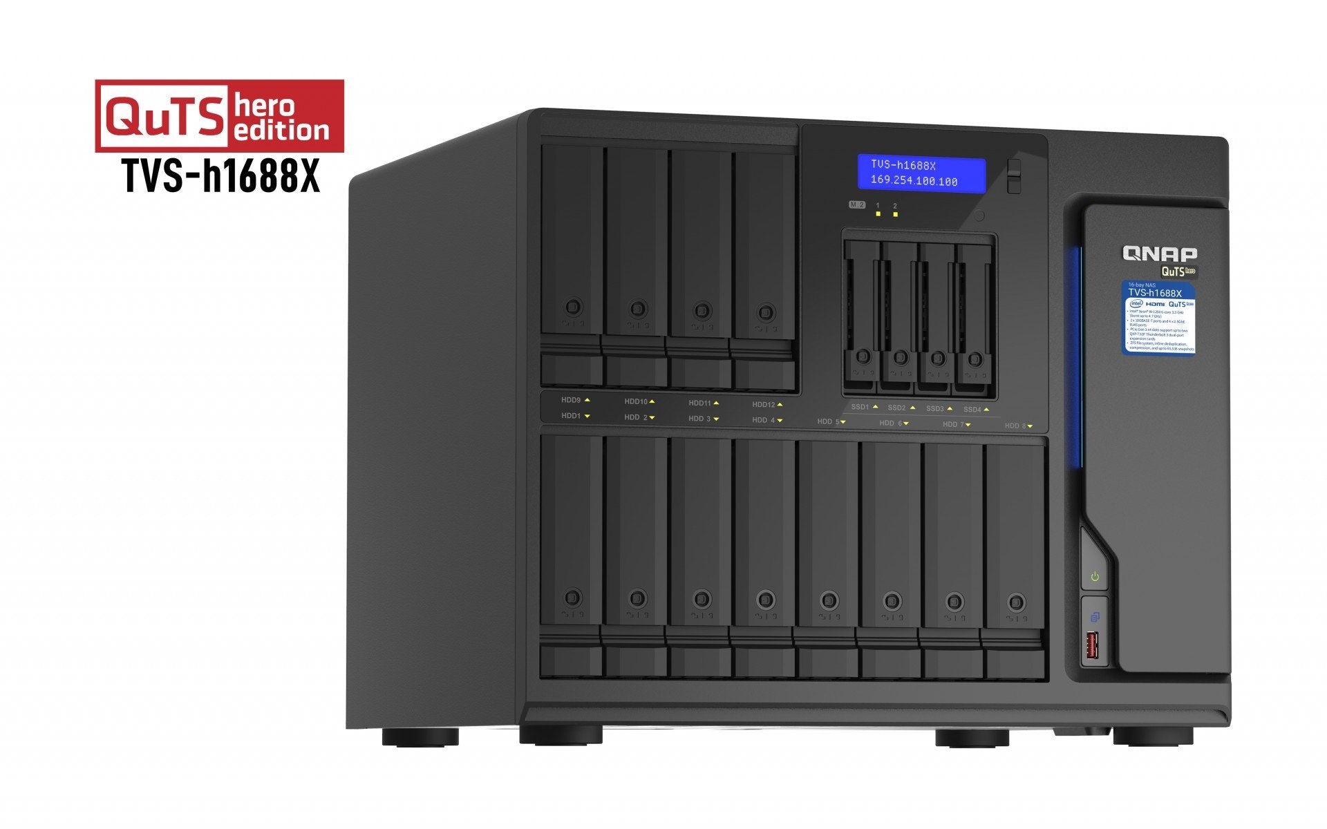 16-Bay TurboNAS Xeon W-1250 32GB RAM