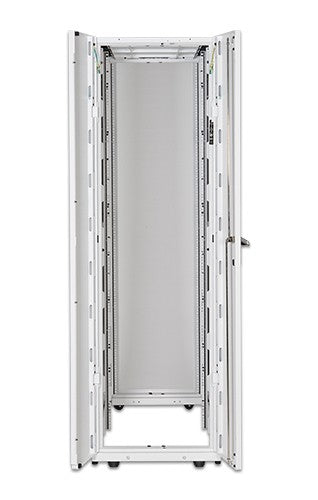 APC NetShelter SX Deep Enclosure with Sides Rack cabinet white 42U 19 TAA Compliant