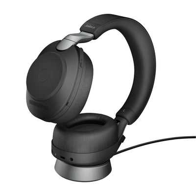 Jabra Evolve2 85, UC Stereo Casque Avec fil &sans fil Arceau Bureau/Centre d'appels USB Type-C Bluetooth Noir