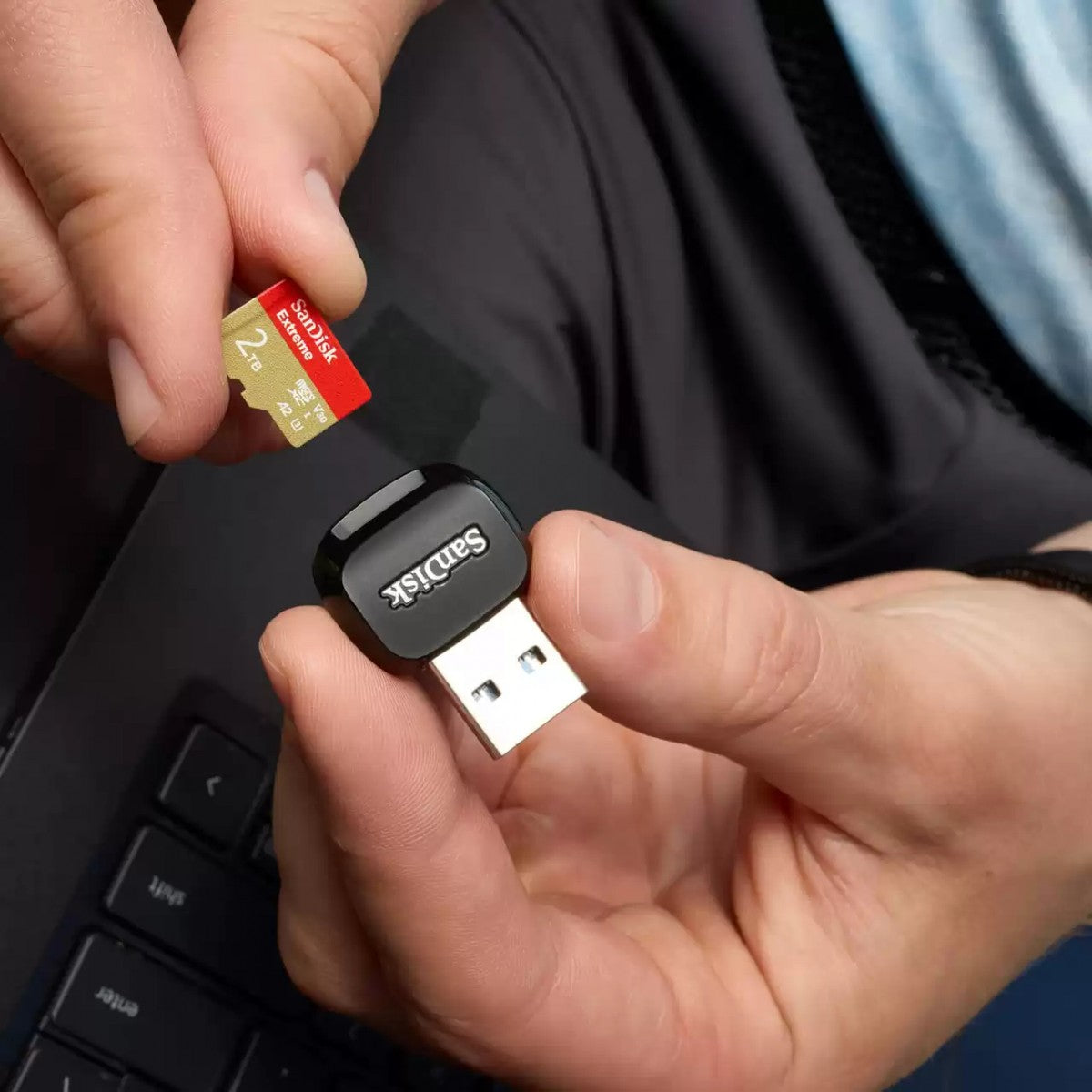 Extreme microSDXC 2TB+SD Adapt 240MB/s