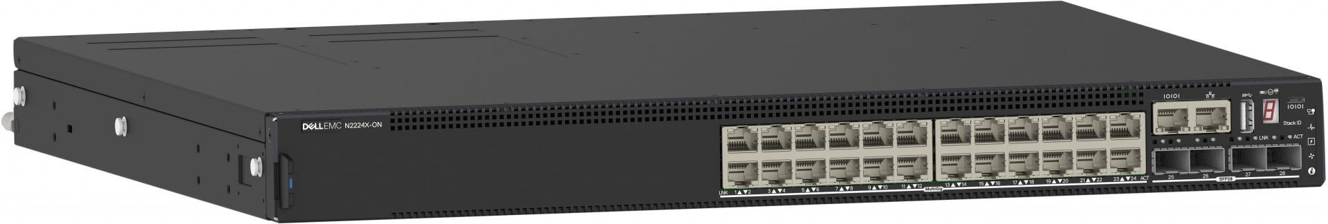 DELL N2224X-ON Géré L3 Gigabit Ethernet (10/100/1000) 1U Noir