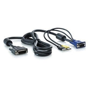 Hewlett Packard Enterprise 1x4 KVM Console 6ft USB Cable câble kvm Noir 1,82 m