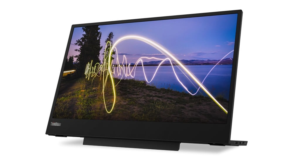 LENOVO ThinkVision M15 LED Écran 15.6p portable 1920x1080 Full HD (1080p) 60Hz IPS 250cd/m2 1000:1 6ms 2xUSB-C