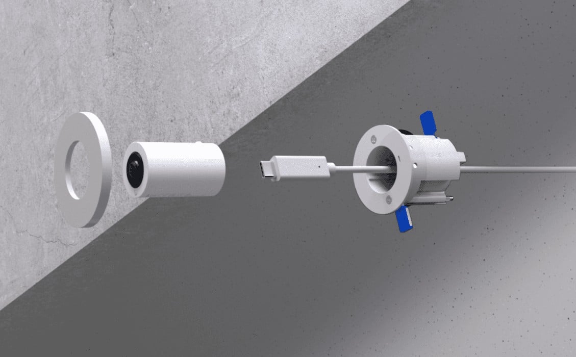 Ubiquiti UACC-AI-Theta-Pro-PFM-Camera Montage encastré professionnel pour objectifs AI Theta Pro