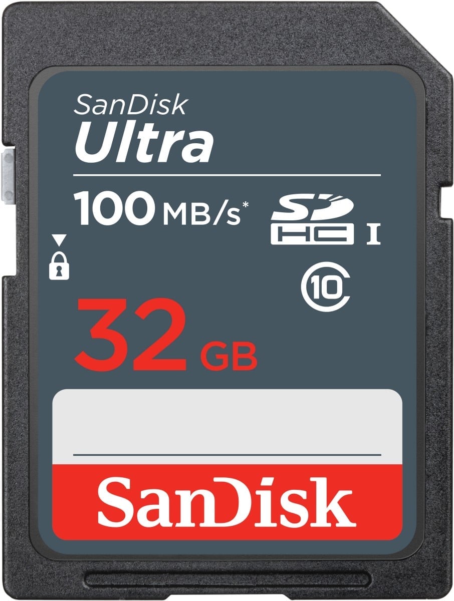 SanDisk Ultra 32GB SDHC Mem Card 100MB/s