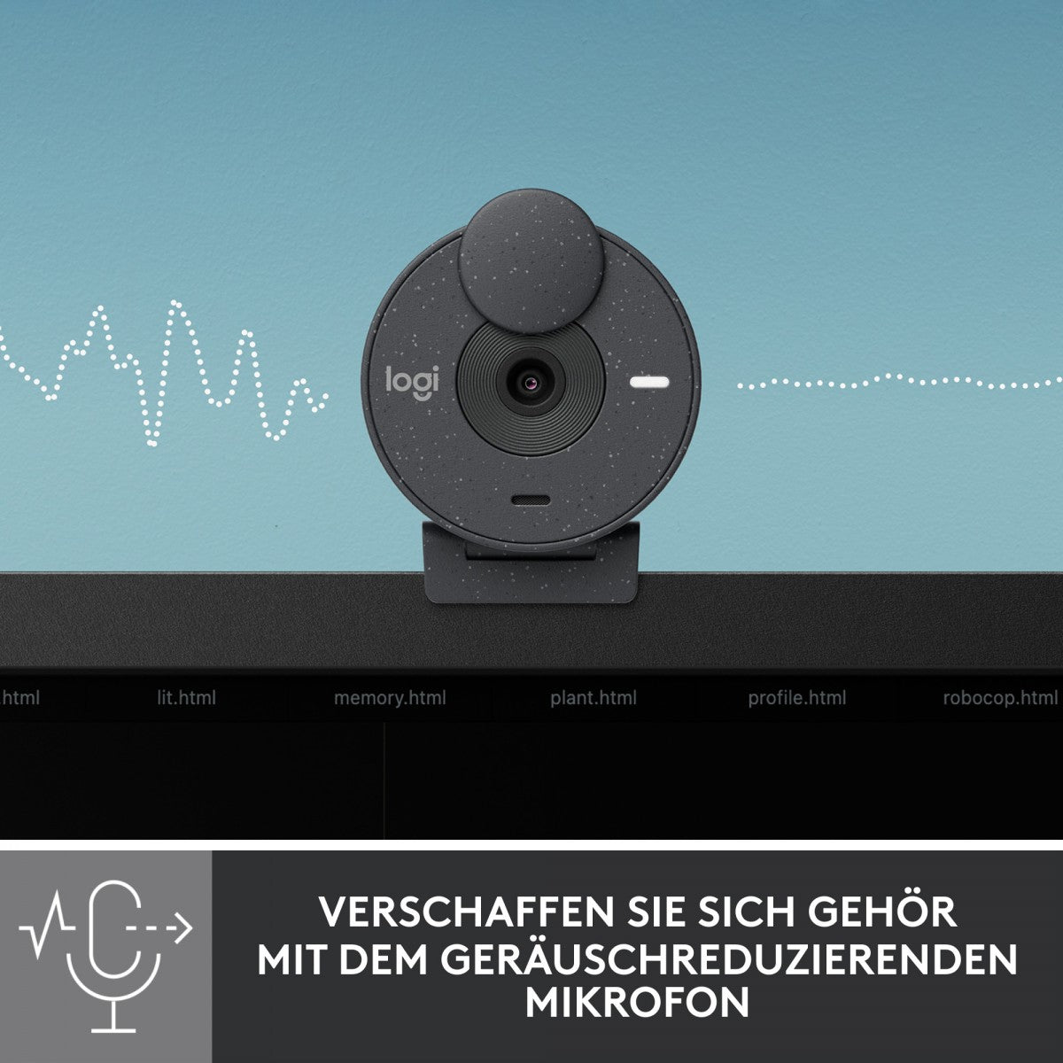 LOGITECH BRIO 300 Webcam colour 2 MP 1920 x 1080 720p 1080p audio USB-C