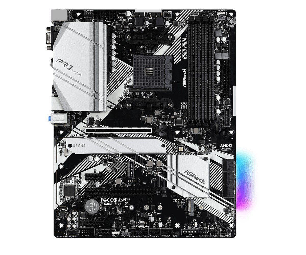 Asrock B550 Pro4 AMD B550 Emplacement AM4 ATX