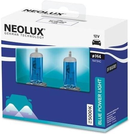 NEOLUX Blue Power Light H4 12 V 100/90 W, 2 pcs.
