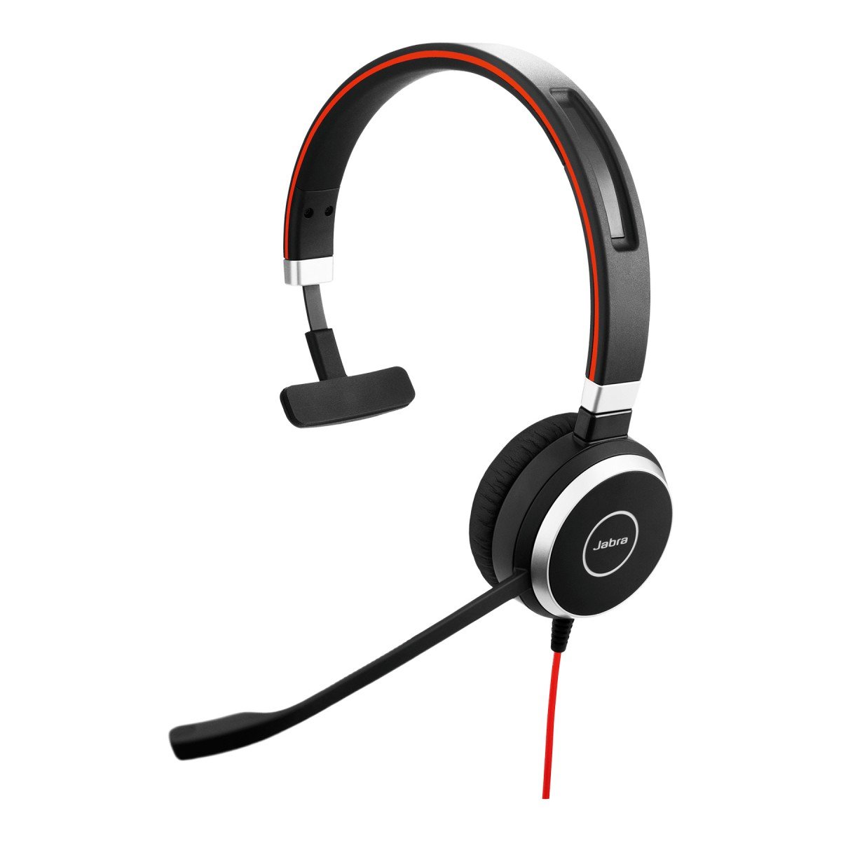 Jabra Evolve 40 MS Mono Casque Avec fil Arceau Bureau/Centre d'appels Noir