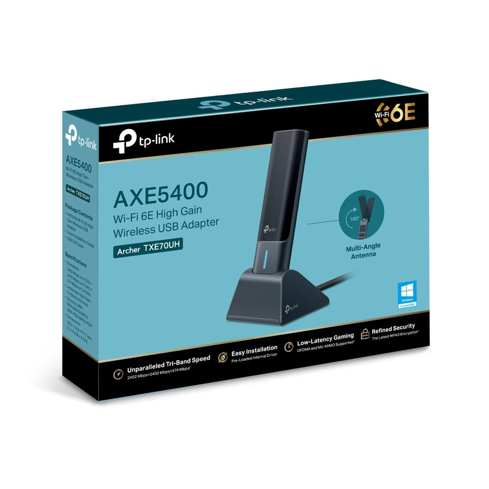 TP-Link Archer TXE70UH WiFi 6E AXE5400 USB Ethernet Adapter