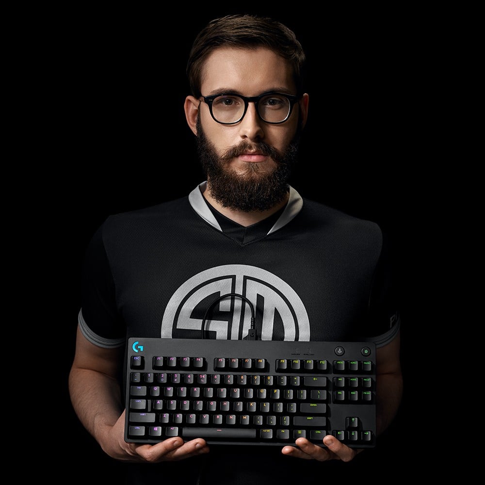 Logitech G PRO clavier Gaming USB QWERTY US International Noir