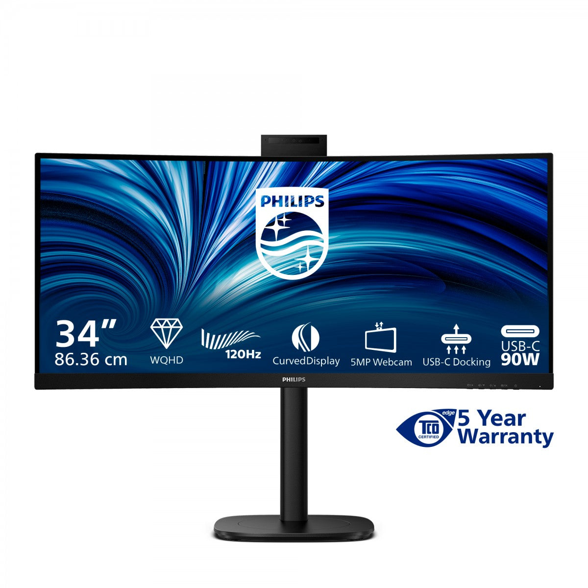 PHILIPS 34B2U3600CH/00 34p UWQHD VA 120Hz 21:9 HDMI 2.0 DP 1.4 USB-C
