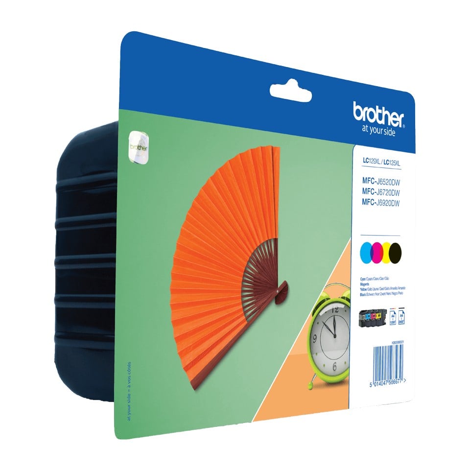Cartridge BK/C/Y/M 2400p MFC-J6520DW