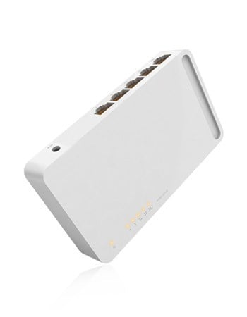 TOTOLINK S505 commutateur réseau Non-géré L2 Fast Ethernet (10/100) Blanc