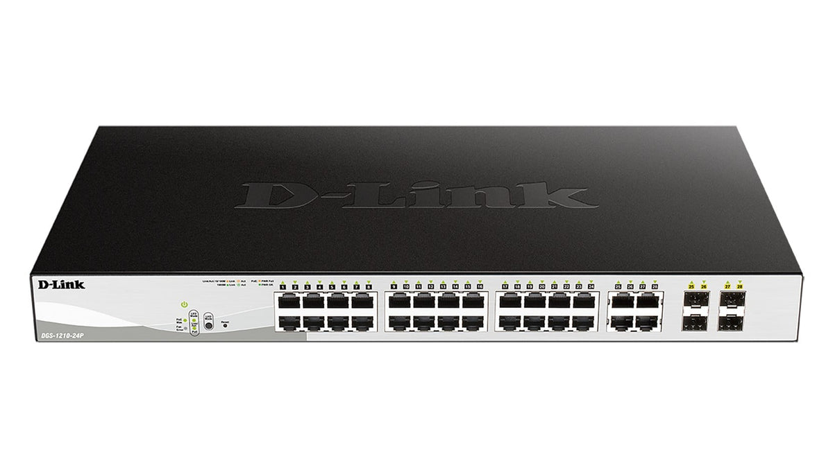 D-Link DGS-1210-24P/E 24-PORT LAYER2 POE GIGABIT SMART MANAGED SWITCH