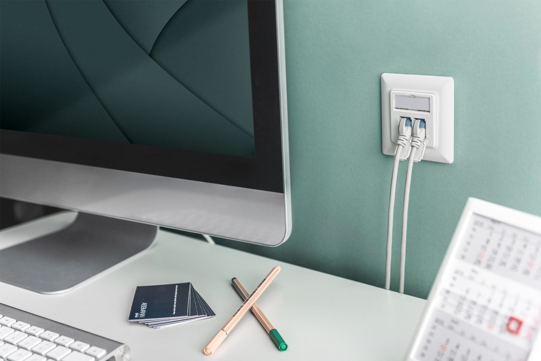 Digitus DN-93831 Plaque de commutation et obturateur Blanc