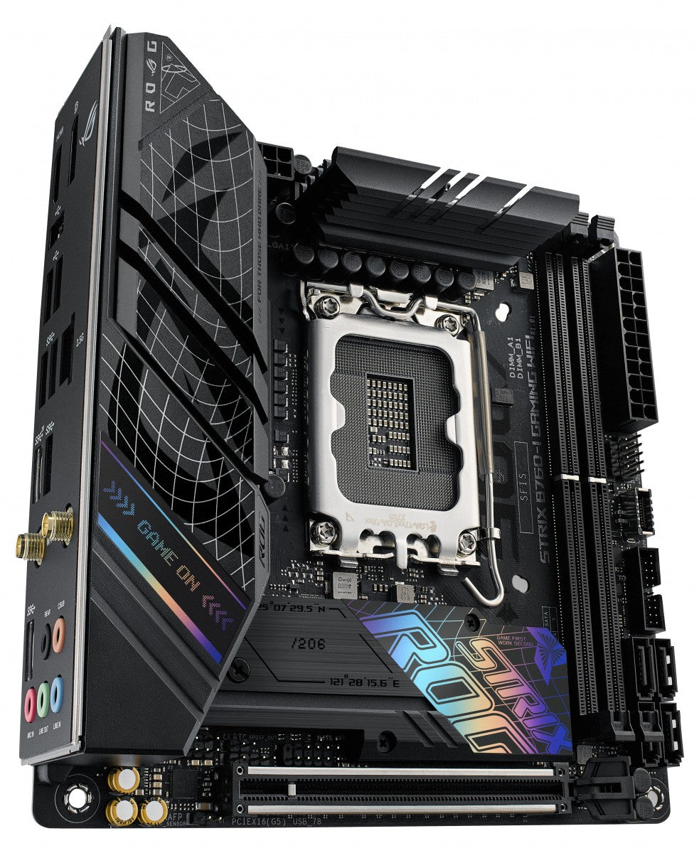 ASUS ROG STRIX B760-I GAMING WIFI LGA 1700 2xDDR5 Mini ITX 4xSATA MB 1xHDMI 2.1 1xDP 1.4 2xM.2