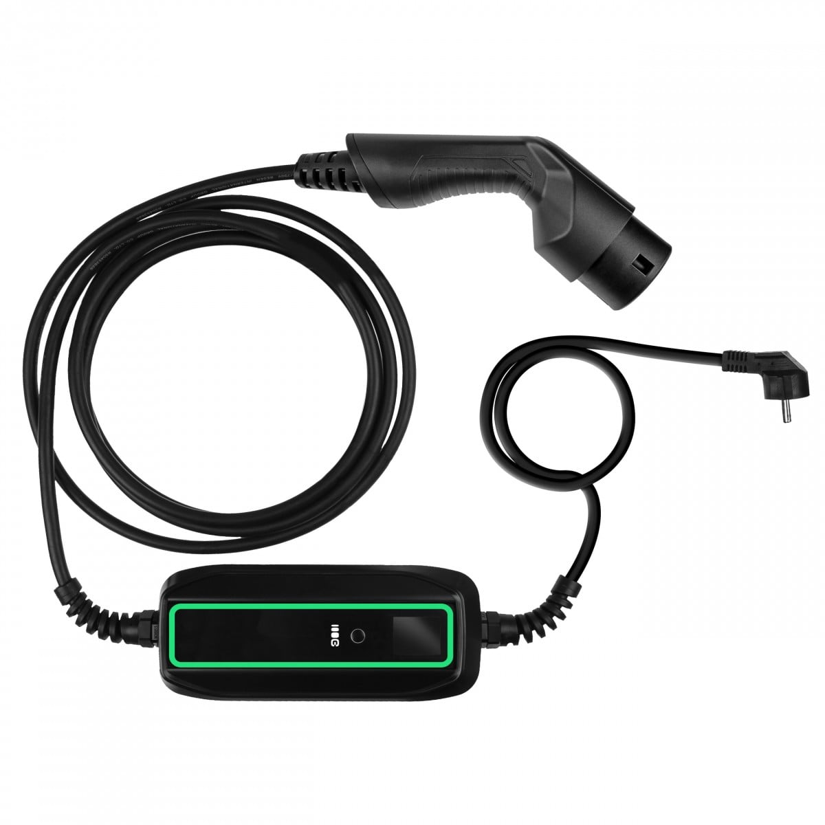 Green Cell EV16 borne de chargement de véhicules électriques Noir 1 Écran integré LCD