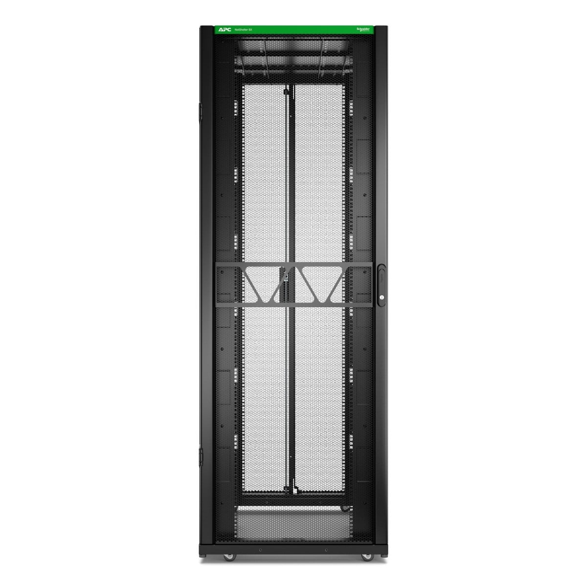 APC NetShelter SX Gen 2 Rack cabinet 2124H x 750W x 1200D mm with sides floor-standing Black 45U 19 TAA Compliant