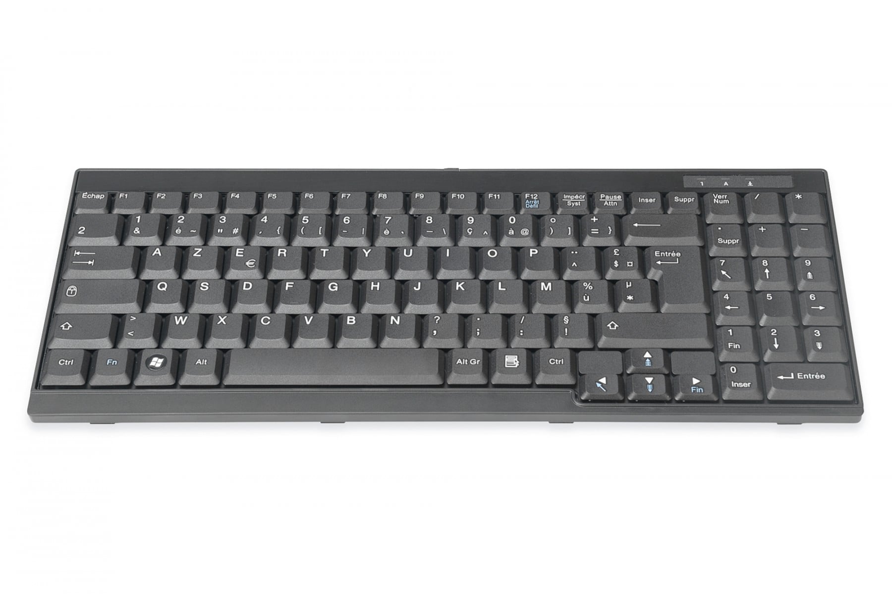 Digitus DS-72000FR clavier Universel AZERTY Français Noir