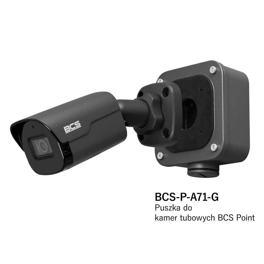 BCS BCS-P-TIP25FSR4-Ai2-G Caméra IP tubulaire 5MP avec microphone et fonctionnalités intelligentes