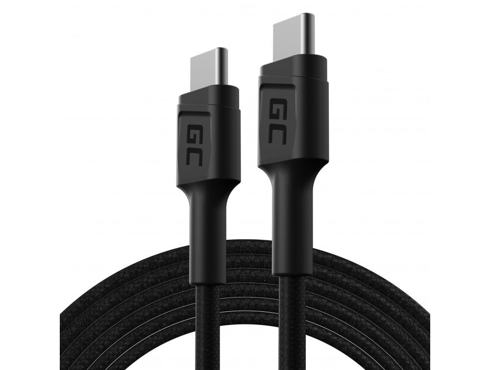 Green Cell KABGC29 câble USB 2 m USB 2.0 USB C Noir