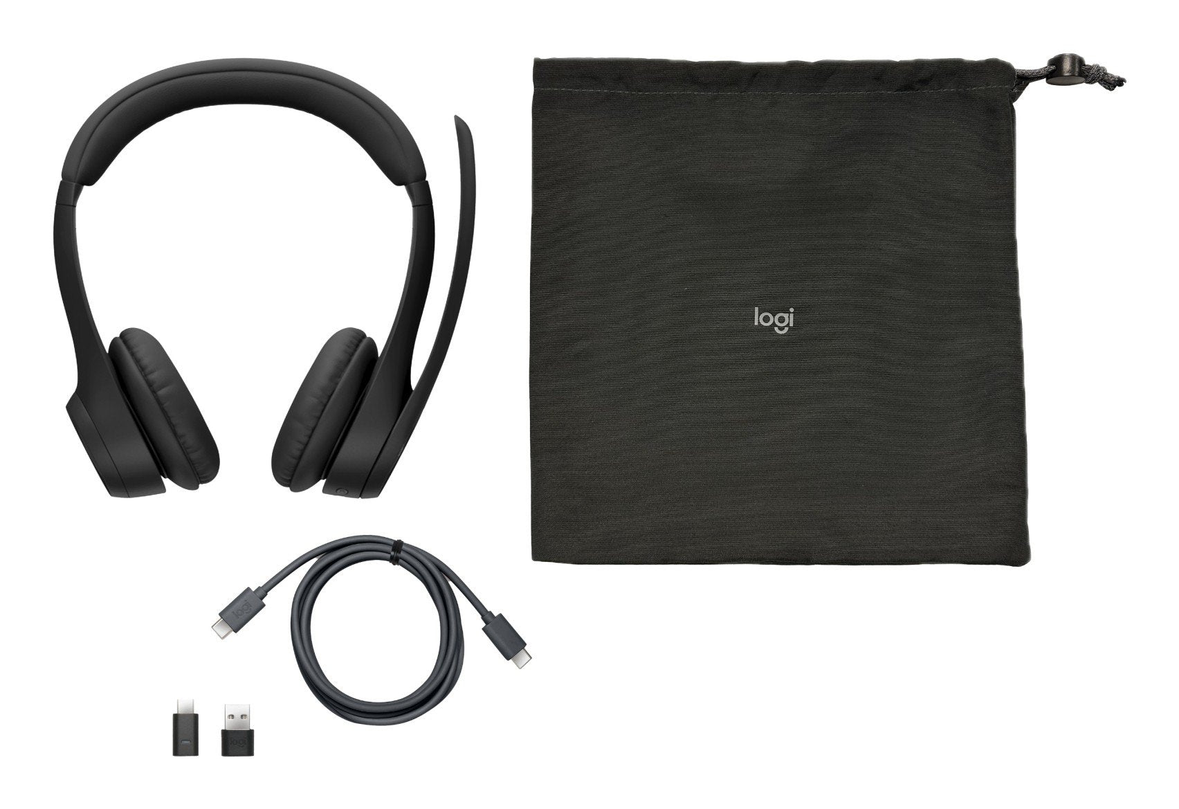 LOGITECH Headset - Zone 305 - Midnight Black - 2.4GHZ/BT - PLUGC - EMEA28-935 - BUNDLE TEAMS