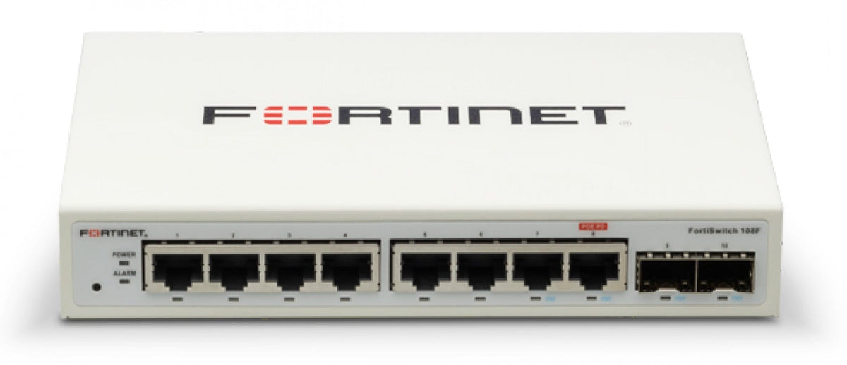Fortinet FS-108F commutateur réseau Géré L2+ Gigabit Ethernet (10/100/1000) Blanc