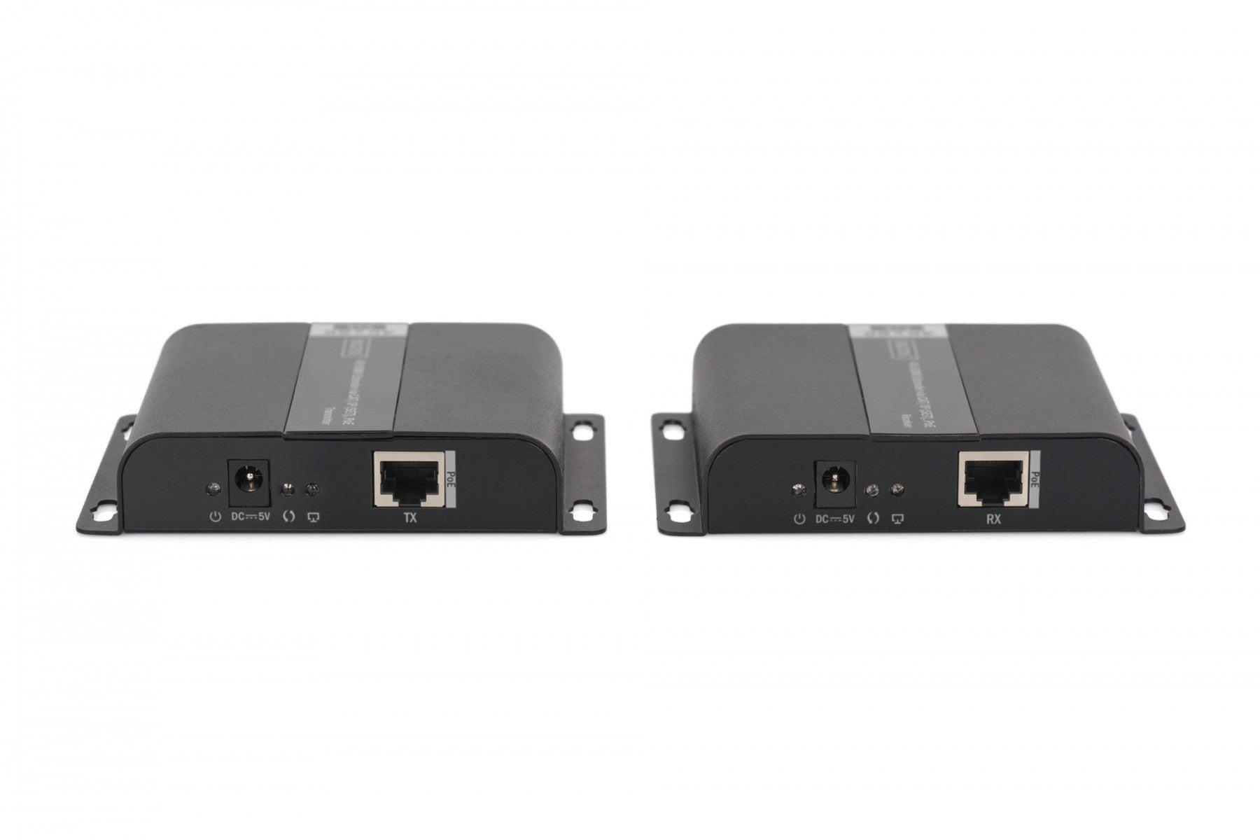 DIGITUS Extender 4 K HDMI via CAT/IP (kit) - PoE - 3840 x 2160 pixels - Émetteur et récepteur AV - 120 m - Avec fil - Noir