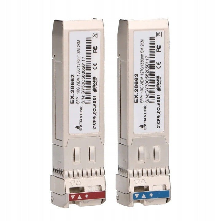 Extralink SFP+ 10G WDM 1270/1330NM SM 2KM module émetteur-récepteur de réseau