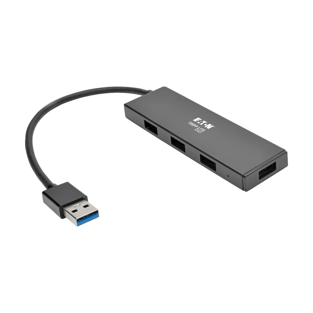 EATON TRIPPLITE 4-Port Portable Slim USB 3.0 Superspeed Hub w/ Built In Cable Hub 4 x SuperSpeed USB 3.0 desktop
