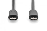 Digitus AK-300138-030-S câble USB USB 2.0 3 m USB C 0,48 Gbit/s Noir