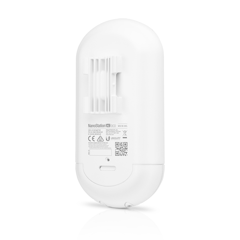 Ubiquiti LOCO5AC Networks NanoStation 5AC Loco 1000 Mbit/s Blanc Connexion Ethernet, supportant l'alimentation via ce port (PoE)