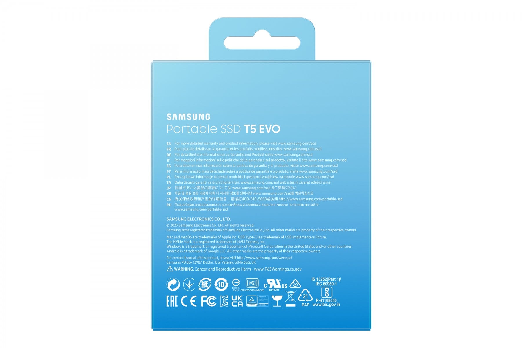 Samsung MU-PH2T0S 2 To 3.2 Gen 1 (3.1 Gen 1) Noir