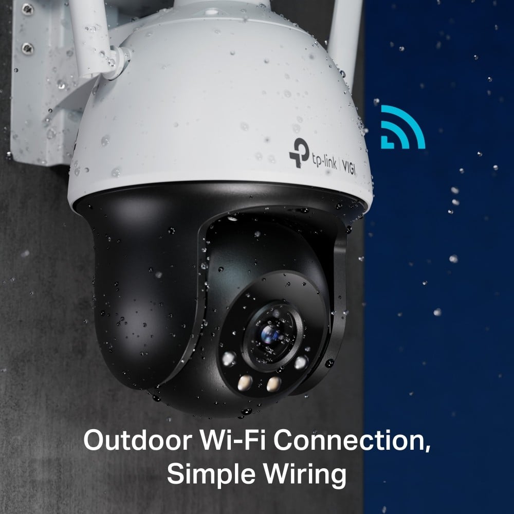 TP-LINK VIGI C540-W 4MM 4MP Full-Color Wi-Fi Pan/Tilt Network Camera