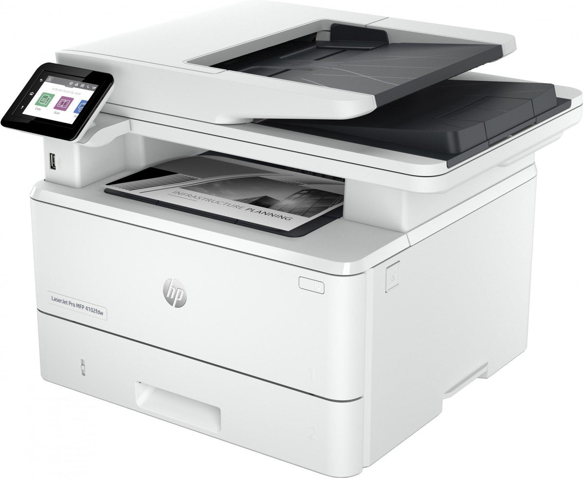 HP LaserJet Pro MFP 4102dw MFP Mono laser A4 38ppm Copy 40ppm Print 350sheets LAN Imprimante Wi-Fi USB Bluetooth