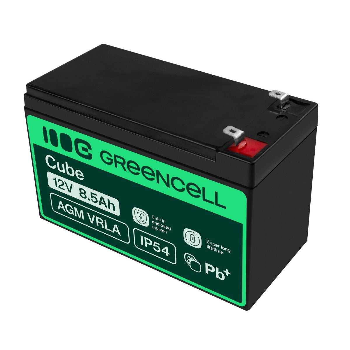 Green Cell AGM Battery 12V 8.5Ah - Battery - Mignon (AA)